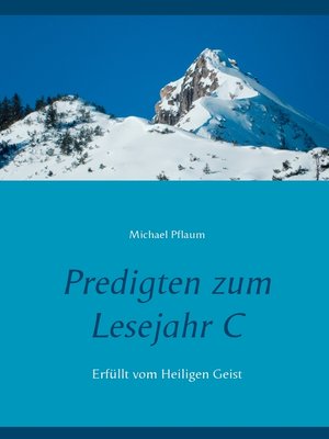 cover image of Predigten zum Lesejahr C